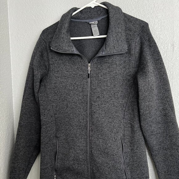 Champion Full Zip Gray Athletic Running Jacket Women's XL - Picture 1 of 6